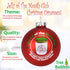 Jelly of The Month Club Red Glass Christmas Ornament by Tree Buddees