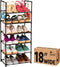 Sundaze Shoe Rack - 6 Tier Tall Shoe Rack for Closet, Sturdy
