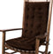 Rocking Chair Cushions Indoor Velvet Chair Pads High Back and Seat Cushion