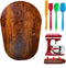 Wooden Sliding Mat for Kitchen Aid Stand Mixer 6/7/8Qt with 4 Silicone Kitchen Tools