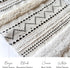 16x39 INCH BlissBlush Long Vertical Wall Hanging Tapestry Woven Boho Farmhouse Decor Black Beige Cream Tassel Handmade
