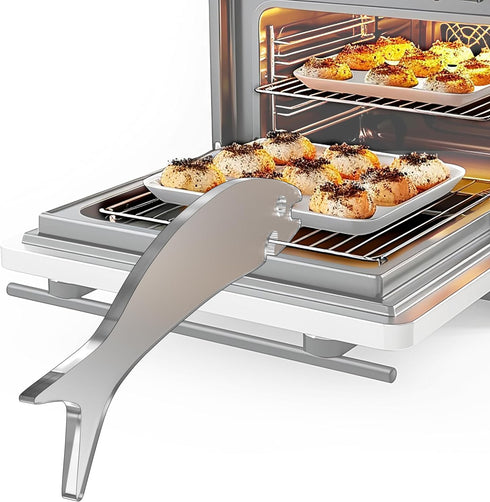 Oven Rack Hook for Sliding In-and-out, Push Pull Tool Puller Stick for Minimizing Burn Risks in the Kitchen