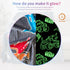 COMFAR 3-12, 40"x 50" Glow in The Dark Monster Truck Blanket for Boys/Girls/Kids/Toddler/Baby, Monster Truck Toys