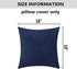 18x18 Set 2 18 18 inch, Home Brilliant Striped Corduroy Decorative Pillow Covers Throw Pillows for Couch of Accent