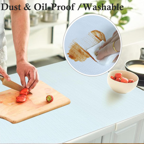 Shelf Liners Non Slip Waterproof 11 Inch Wide X 20 Ft for Kitchen Cabinet, Drawer, Pantry, and Refrigerator