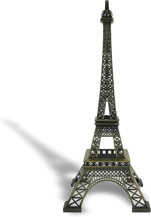 allgala 15" Bronze Eiffel Tower Statue Decor - Alloy Metal