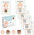 Party Hearty Baby Shower Games, 33 Poopie Emoji Scratch Off Lottery Tickets for Girl and Boy