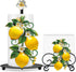 Shellwei 2 Pcs Lemon Paper Towel Holder with Round Base Lemon Bathroom