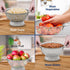 HIC Kitchen Perforated Colander with Handles, 10 Inches, 18/8 Stainless Steel