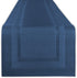 DII PVC Tabletop Collection Woven Indoor/Outdoor Table Runner, 14x72, Nautical Blue