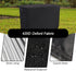 44 Inch 44''L 19''W 36''H(Black) Kingling Outdoor Table Cover for Wicker Bar Cart, Waterproof Patio Bar Table Cover