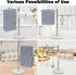 Standing Hand Towel Holder, Marble Base Towel Rack with 304 Stainless Steel, Countertop Stand Towel Ring for Kitchen