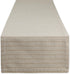 DII Farmhouse Gingham Checked Table Runner, 14x72, Stone