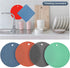 Trivets for Hot Pots and Pans, Decorative Silicone Hot Pads for Kitchen Counter, 4 pcs Square