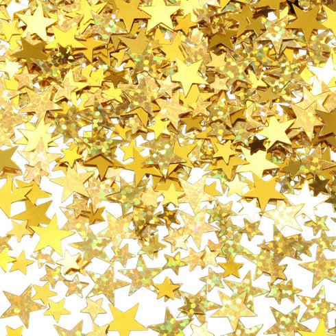 Hestya 60g Star Confetti Glitter Table Confetti - Metallic Foil Stars for Party Wedding Festival Decorations (Glitter