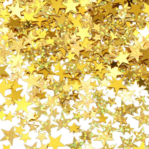 Hestya 60g Star Confetti Glitter Table Confetti - Metallic Foil Stars for Party Wedding Festival Decorations (Glitter