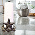 Country Countertop Countertop BestGiftEver Metal Star Rustic Paper Towel Holder - Freestanding Kitchen Decor