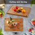 20 14 Inch Extra Large Acacia Wood Cutting Board x - Caperci Better Kitchen Chopping Board with Juice Groove & Handle