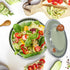 5.3Qt Stainless Steel Salad Spinner Large, Salad Washer Spinner and Dryer, Lettuce Cleaner Spinner, Vegetable Dryer