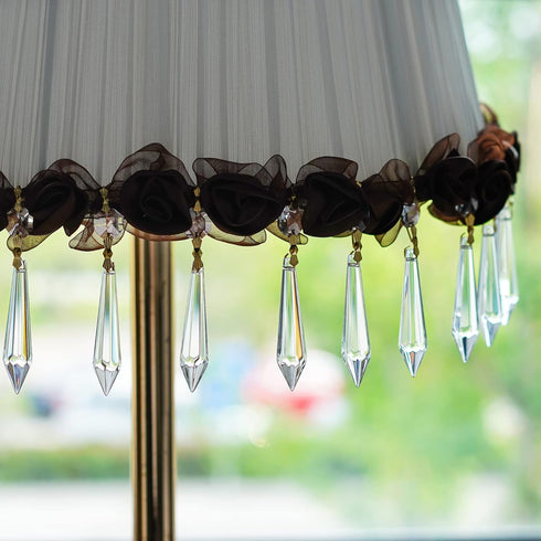 15pcs 60mm H&D Large Clear Crystal Chandelier Icicle U-Drop Prisms Lamp Parts Brass Connectors