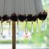 15pcs 60mm H&D Large Clear Crystal Chandelier Icicle U-Drop Prisms Lamp Parts Brass Connectors