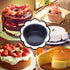 4 Inch Cake Pan Set of 5, Nonstick Round Cheesecake Pans with 100 Parchment Paper, Mini Baking Tins, Food Grade Coating