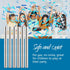BATTIFE It's a Boy, 6 Pack Gender Reveal Confetti Wands for Baby Boy Shower Party Decorations