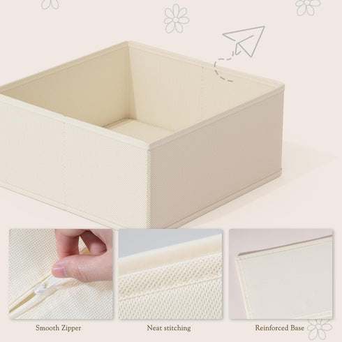 18-Piece Set, Closet Criusia Drawer Organizer Dresser Organizer for Baby Clothes, Foldable Storage & Drawer Dividers
