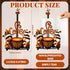 Countertop Thyle Coffee Gnomes Bar Decor Paper Towel Holder with Round Base Cute Rustic Gnome Kitchen Bathroom