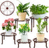 Plant Stand Indoor 5 Pack Brown Metal Plant Stands Outdoor Heavy Duty