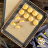 Macaron Silicone Baking Mat, 48 Capacity Almond Muffin Chocolate Chip Cookies (Grey)
