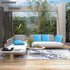 20x20 Pack 2 VAKADO Outdoor Waterproof Throw Pillow Covers Decorative Sky Blue Outside Patio Furniture Cushion Cases