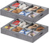 Lifewit Under Bed Shoe Storage Organizer Fits 8 Pair Sneakers, 4.3 Inches