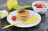 Calypso Basics 5 Piece Kitchen Utensil Holder with Heat Resistant Spoon, Slotted Spoon, Ladle, Spatula, BPA Free, Lemon
