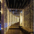 Geanmoki 306 LED Window Curtain String Light for Wedding Party Home Garden Bedroom Indoor Outdoor Decorations