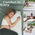 Cozy 20x54 Snuggle-Pedic Body Pillow for Adults, Comfort Down Alternative Pregnancy Pillows - Soft, Supportive