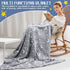2 47 59 Inch Pcs Glow in the Dark Throw Blanket Christmas Birthday Gifts for Kids, Flannel Fleece Soft Warm Kid Throw