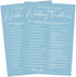Blue Theme Bridal Shower Games for 25 Guests, Wedding Traditions with Answer Card, Reception Games, Bride Groom