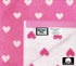 ORIGINAL KIDS 12 Pack Set 100% 12x12 inches Wash Cloth - Bath Time Hearts Washcloth - Cotton Jacquard Colorful