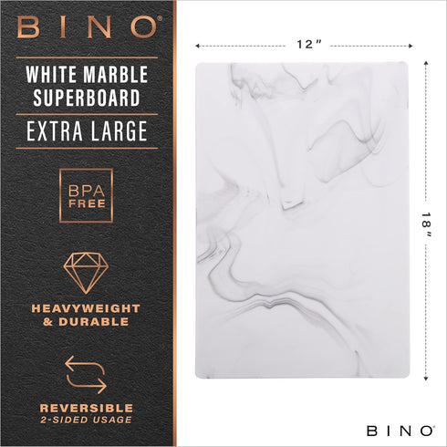 BINO Cutting Board | BPA-Free Chopping Board | Cutting Boards for Kitchen Durable, Large Surface, Multipurpose, Dual-Sided, Dishwasher Safe | Charcuterie Accessories | Home & Kitchen Utensils by BINO