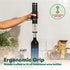 bella Automatic Electric Wine Opener and Corkscrew Remover with Foil Cutter, Battery Operated, Black