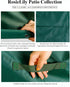 1 Pack-Green RosieLily High Back Patio Chair Covers Waterproof Heavy Duty Stackable Outdoor Bar Stool Cover Brown Patio