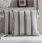 Cethom Boho Throw Pillow Covers 22x22 Set of 2, Navy Blue Striped