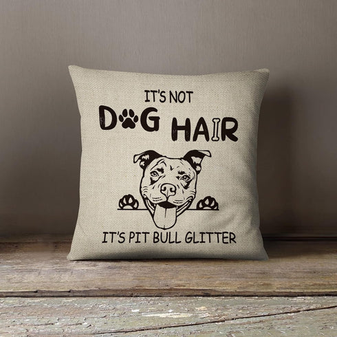 Dachshund Heart Flax Throw Pillow Cover, 18 x 18 Inch Decorative Cotton Linen Cushion for Sofa Couch Bed