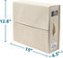 Premium Bed Sheet Organizers and Storage (3 Pack), Foldable Cube Storage for Linen Sheets, Duvet Covers, and Blankets