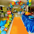 Orange Carpet Runner for Party 2.6X15 ft, 130 GSM Felt with Halloween Decorations, Double-Sided Tape for Prom
