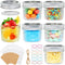 PUSKMAY 4oz Mini Mason Jars with Lids, Small Glass Jars with Decorative Accessories,