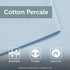 Harbor House Decorative Pillow, Modern Design, Hypoallergenic, 12" x 16", Coastline, Cotton Blue