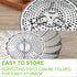 Vegetable Steamer Basket - Stainless Steel Veggie Fish Food Steamer, Folding Expandable for Various Pots