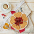 Azure Waffle Maker 7“ Non-Stick Waffler Iron, 700W Adjustable Browning Control, Electric Baker for Thick Waffles